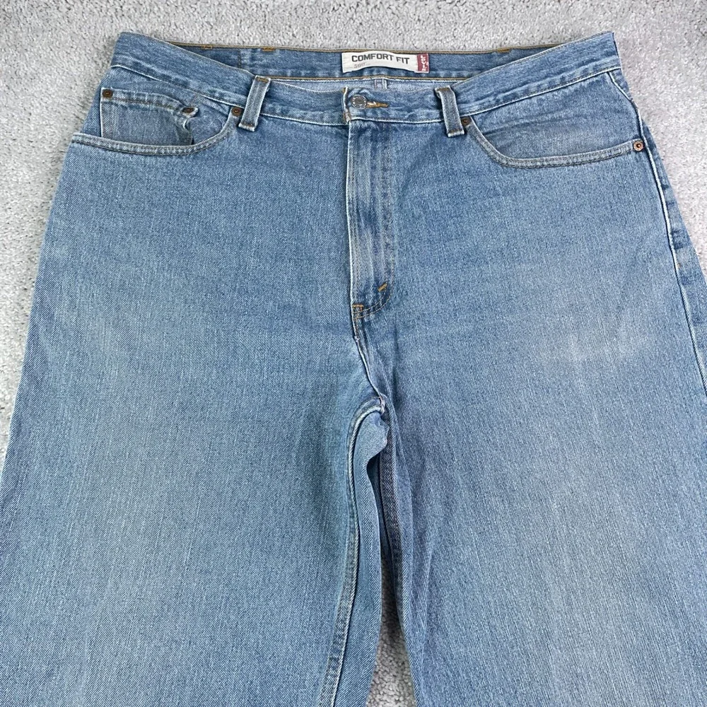 Levis Jeans Mens 38x32 Blue Comfort Fit 560 Relaxed Tapered Denim Baggy Skater